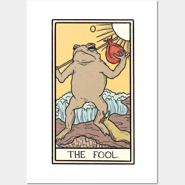 The Fool Toad Tarot Wall Art by Jewelia